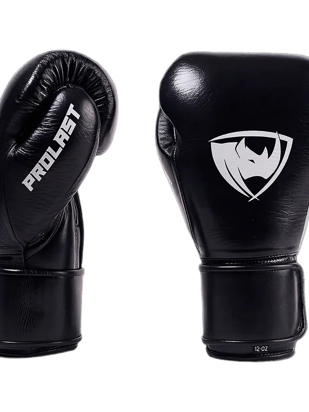 Prolast Men's Black Boxing Gloves with Secure Wrist Strap